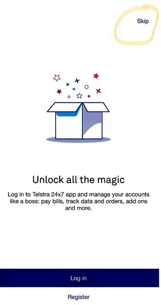 Telstra screenshot